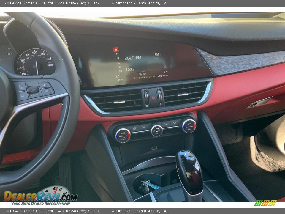 Dashboard of 2019 Alfa Romeo Giulia RWD Photo #7