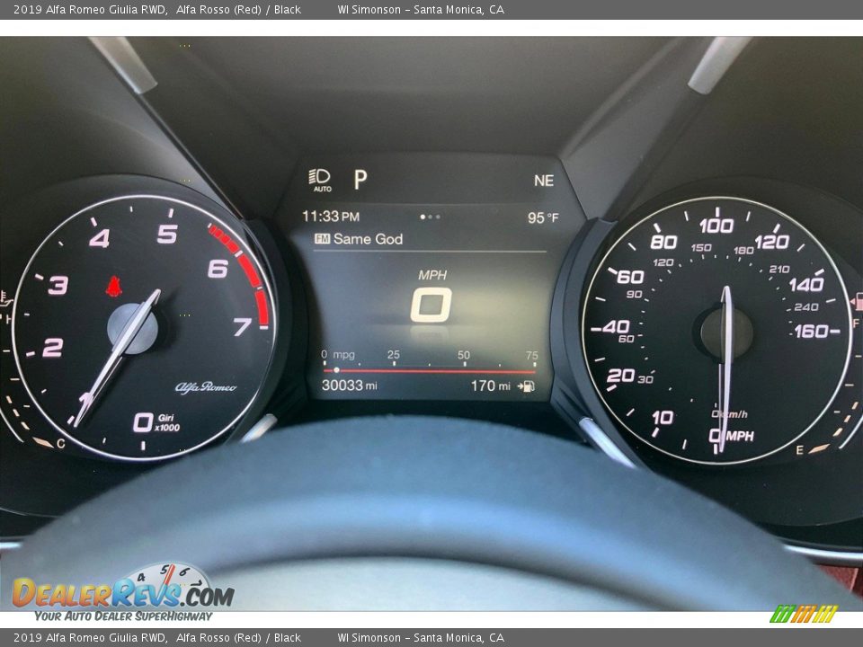 2019 Alfa Romeo Giulia RWD Gauges Photo #22