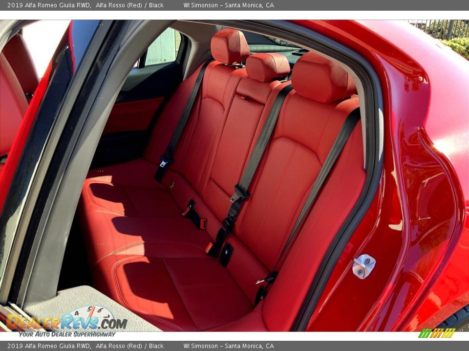 Rear Seat of 2019 Alfa Romeo Giulia RWD Photo #27