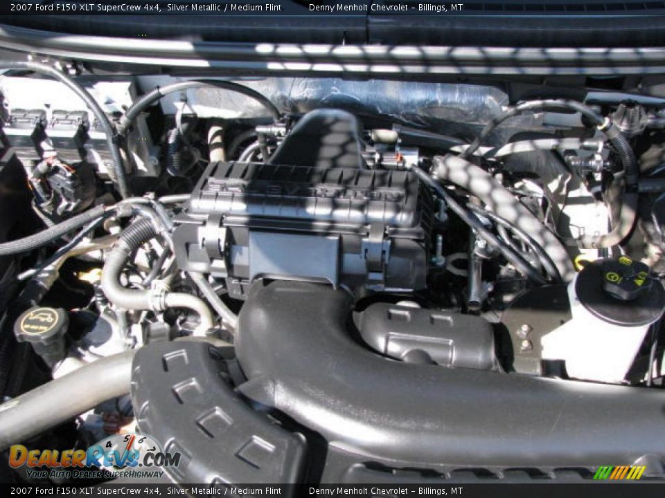2007 Ford F150 XLT SuperCrew 4x4 Silver Metallic / Medium Flint Photo #12