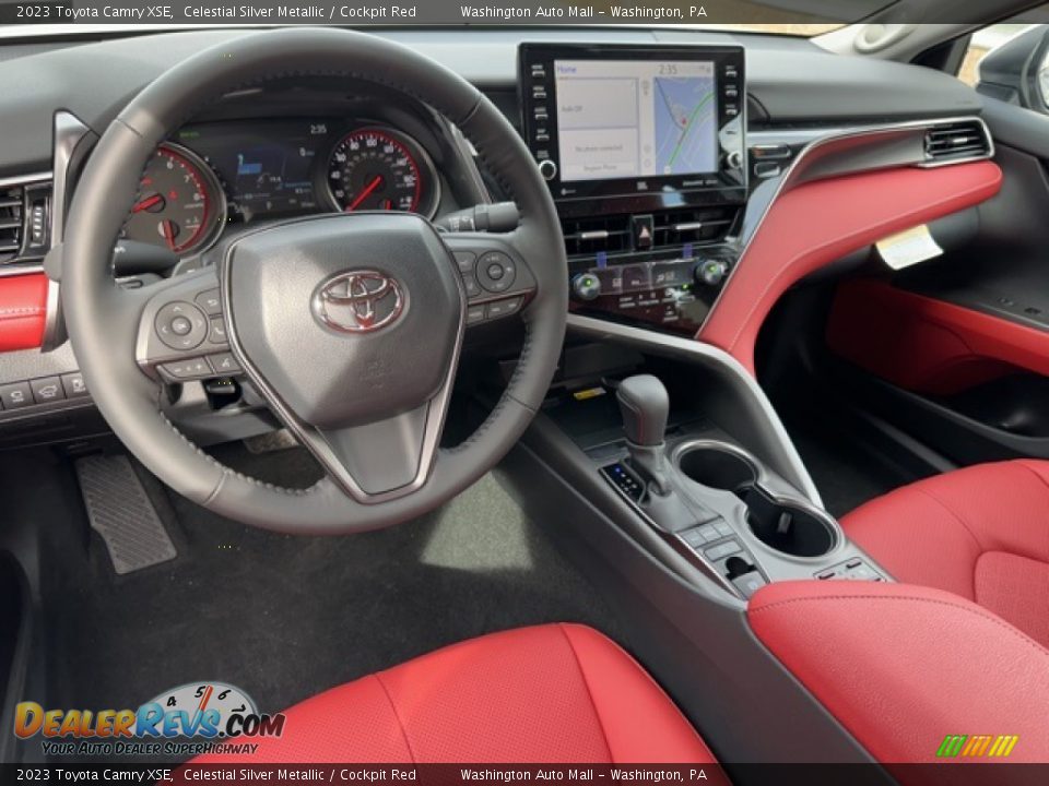 Cockpit Red Interior - 2023 Toyota Camry XSE Photo #3