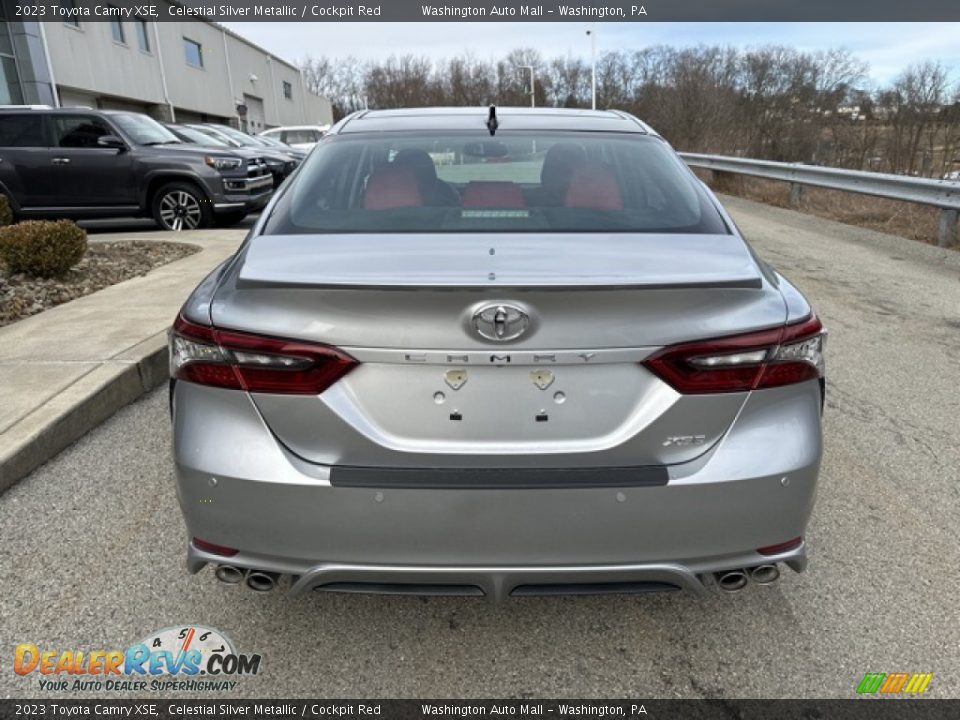 2023 Toyota Camry XSE Celestial Silver Metallic / Cockpit Red Photo #8