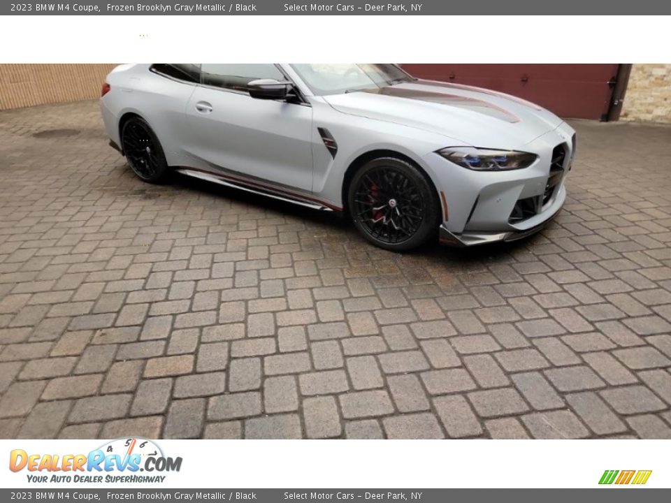 2023 BMW M4 Coupe Frozen Brooklyn Gray Metallic / Black Photo #5