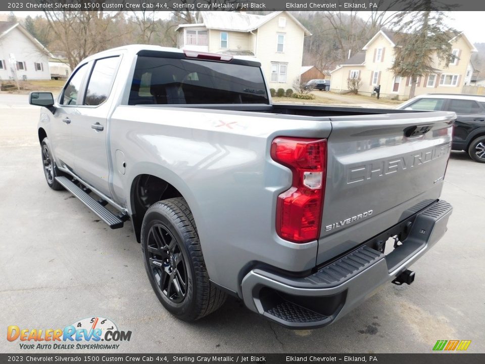 2023 Chevrolet Silverado 1500 Custom Crew Cab 4x4 Sterling Gray Metallic / Jet Black Photo #13