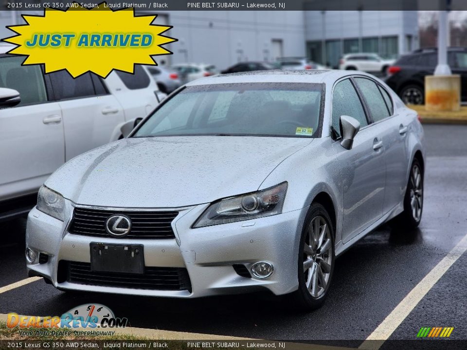 2015 Lexus GS 350 AWD Sedan Liquid Platinum / Black Photo #1