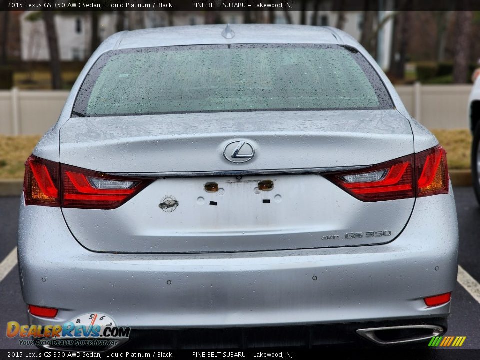 2015 Lexus GS 350 AWD Sedan Liquid Platinum / Black Photo #4