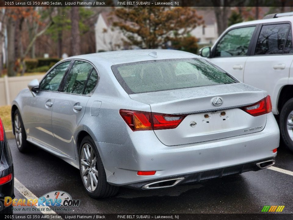 2015 Lexus GS 350 AWD Sedan Liquid Platinum / Black Photo #6