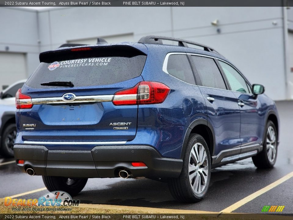 2022 Subaru Ascent Touring Abyss Blue Pearl / Slate Black Photo #6