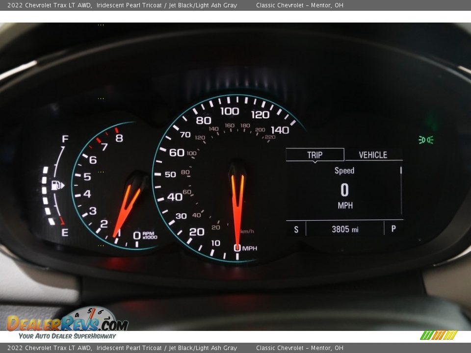 2022 Chevrolet Trax LT AWD Iridescent Pearl Tricoat / Jet Black/Light Ash Gray Photo #8