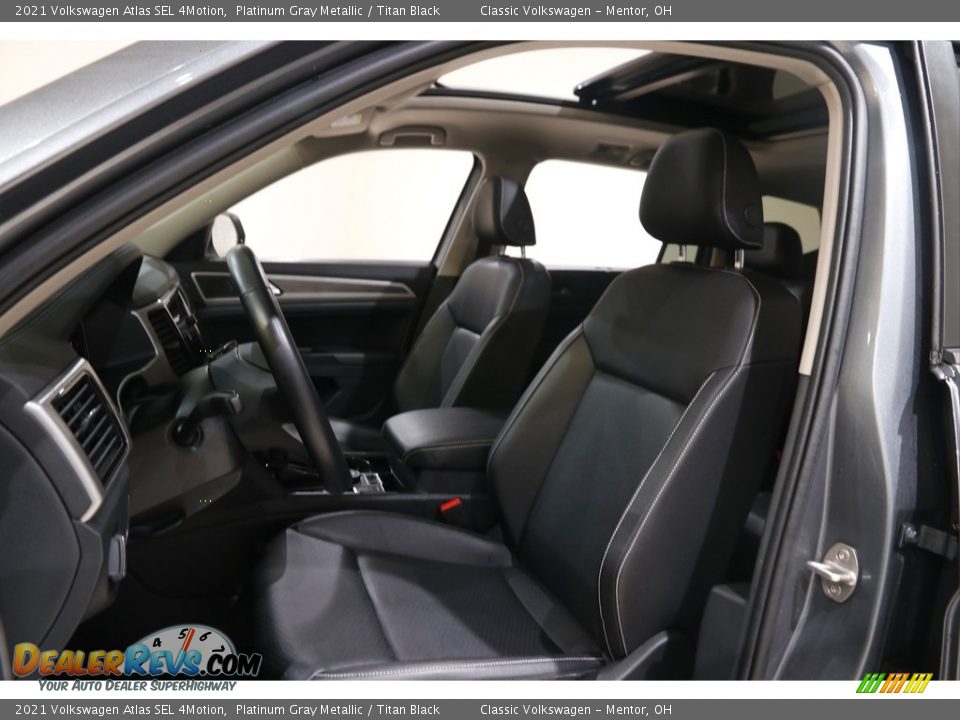 2021 Volkswagen Atlas SEL 4Motion Platinum Gray Metallic / Titan Black Photo #6