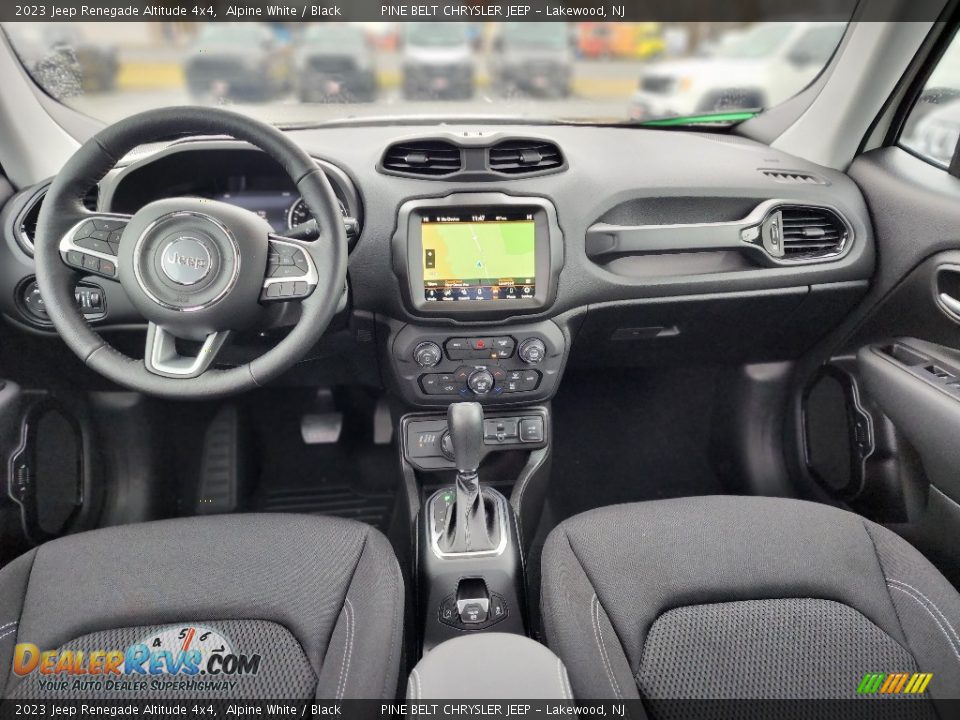 Black Interior - 2023 Jeep Renegade Altitude 4x4 Photo #9