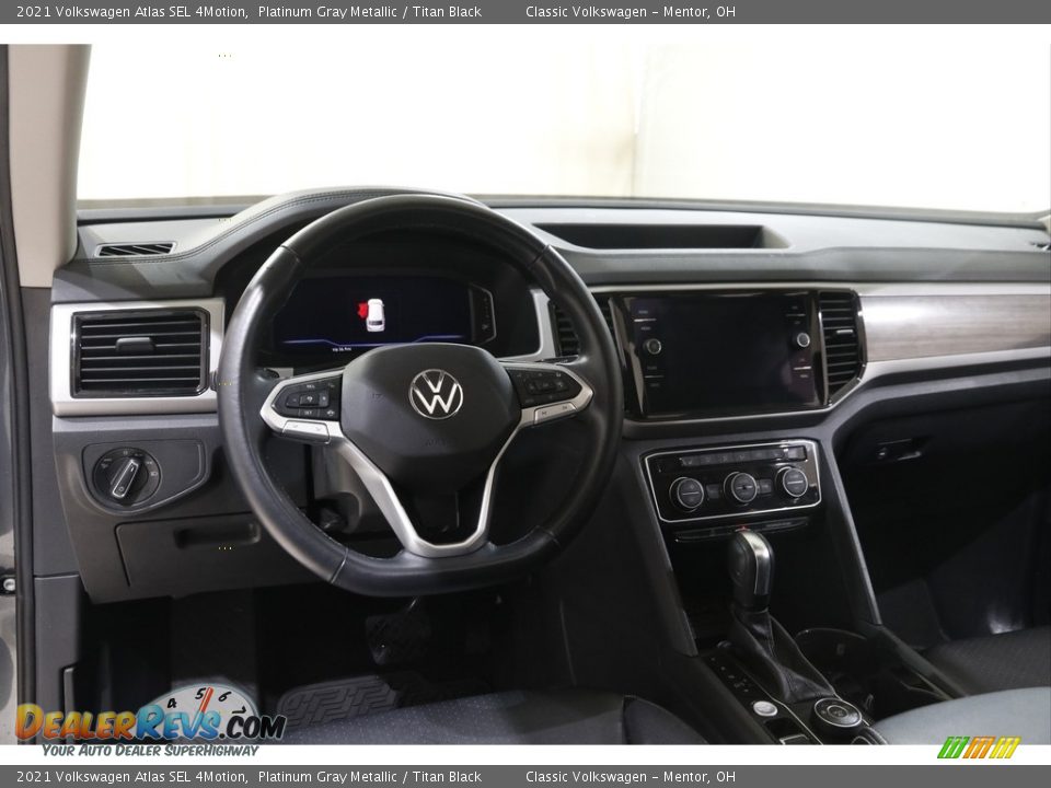 2021 Volkswagen Atlas SEL 4Motion Platinum Gray Metallic / Titan Black Photo #7