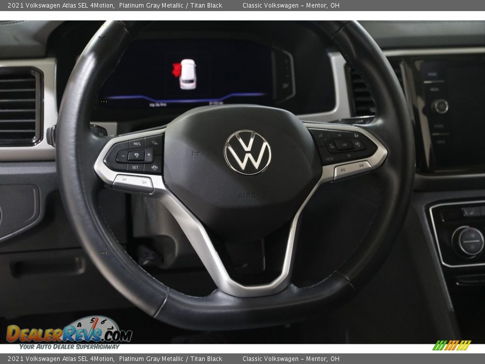 2021 Volkswagen Atlas SEL 4Motion Platinum Gray Metallic / Titan Black Photo #8