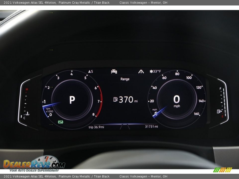 2021 Volkswagen Atlas SEL 4Motion Platinum Gray Metallic / Titan Black Photo #9