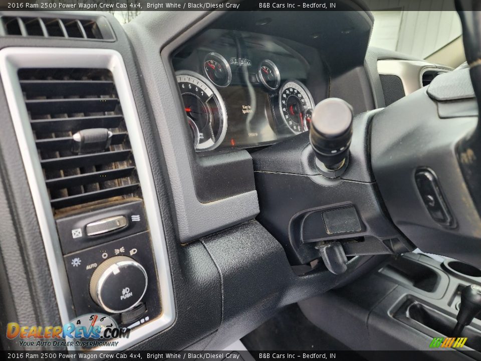 2016 Ram 2500 Power Wagon Crew Cab 4x4 Bright White / Black/Diesel Gray Photo #12