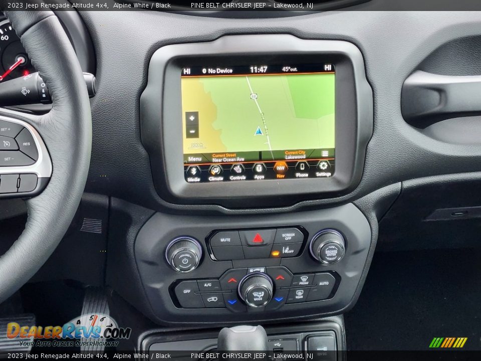 Navigation of 2023 Jeep Renegade Altitude 4x4 Photo #13