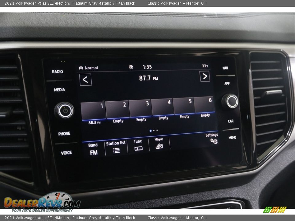 2021 Volkswagen Atlas SEL 4Motion Platinum Gray Metallic / Titan Black Photo #11
