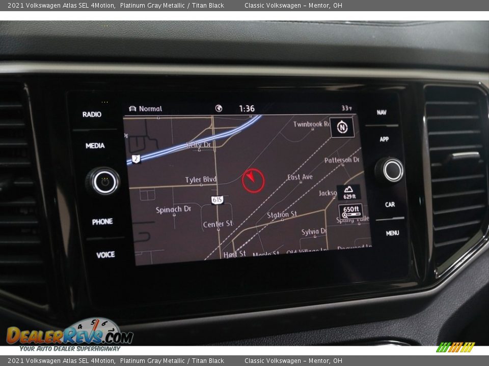 2021 Volkswagen Atlas SEL 4Motion Platinum Gray Metallic / Titan Black Photo #13