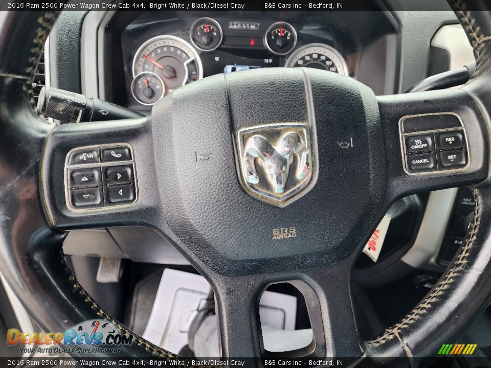 2016 Ram 2500 Power Wagon Crew Cab 4x4 Bright White / Black/Diesel Gray Photo #14