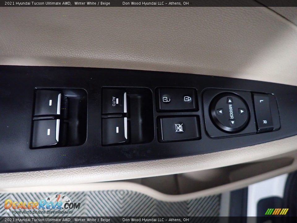 2021 Hyundai Tucson Ulitimate AWD Winter White / Beige Photo #22
