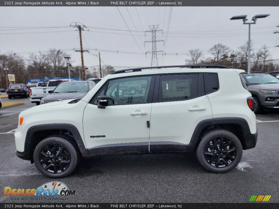 2023 Jeep Renegade Altitude 4x4 Alpine White / Black Photo #3