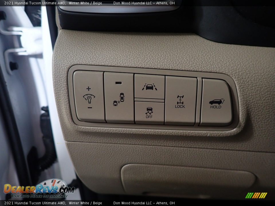 2021 Hyundai Tucson Ulitimate AWD Winter White / Beige Photo #32