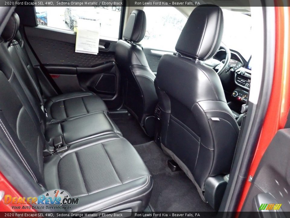 2020 Ford Escape SEL 4WD Sedona Orange Metallic / Ebony Black Photo #10