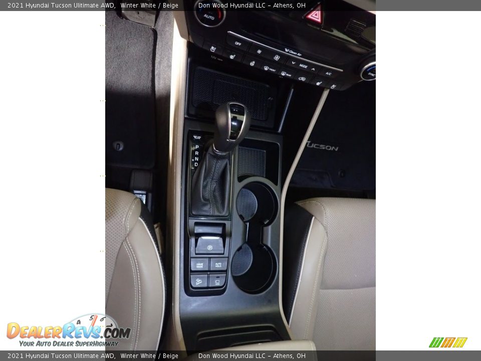2021 Hyundai Tucson Ulitimate AWD Winter White / Beige Photo #33