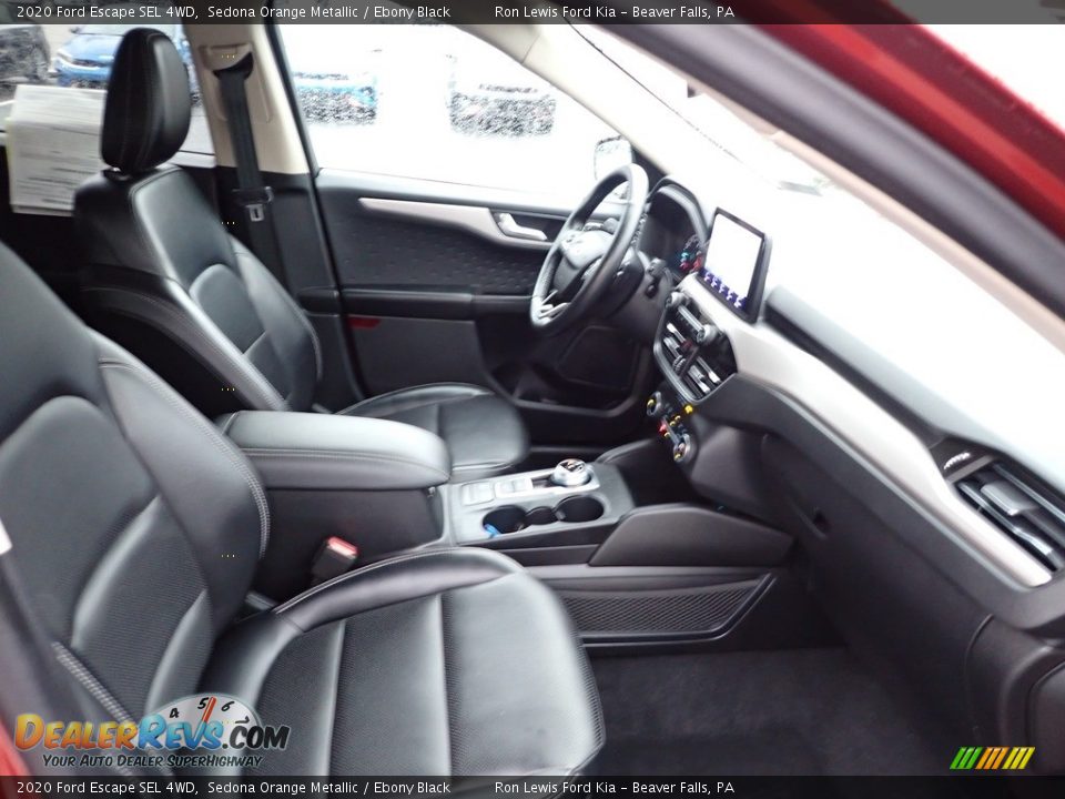 2020 Ford Escape SEL 4WD Sedona Orange Metallic / Ebony Black Photo #11