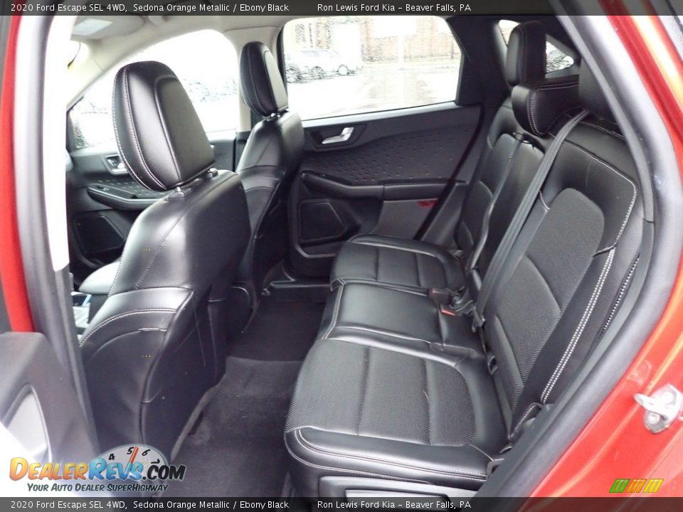 2020 Ford Escape SEL 4WD Sedona Orange Metallic / Ebony Black Photo #12