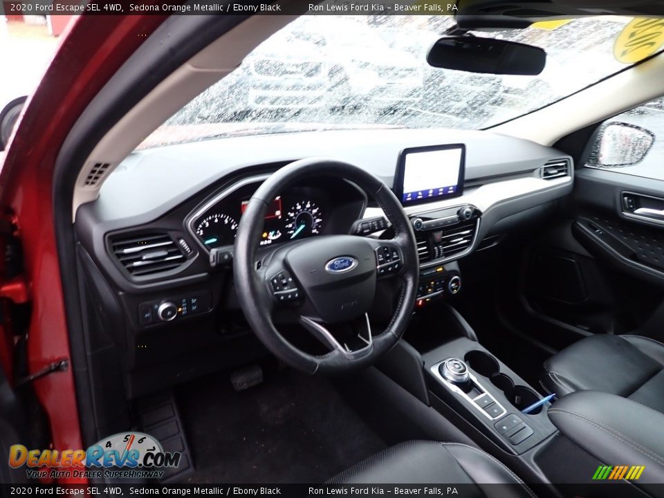 2020 Ford Escape SEL 4WD Sedona Orange Metallic / Ebony Black Photo #13