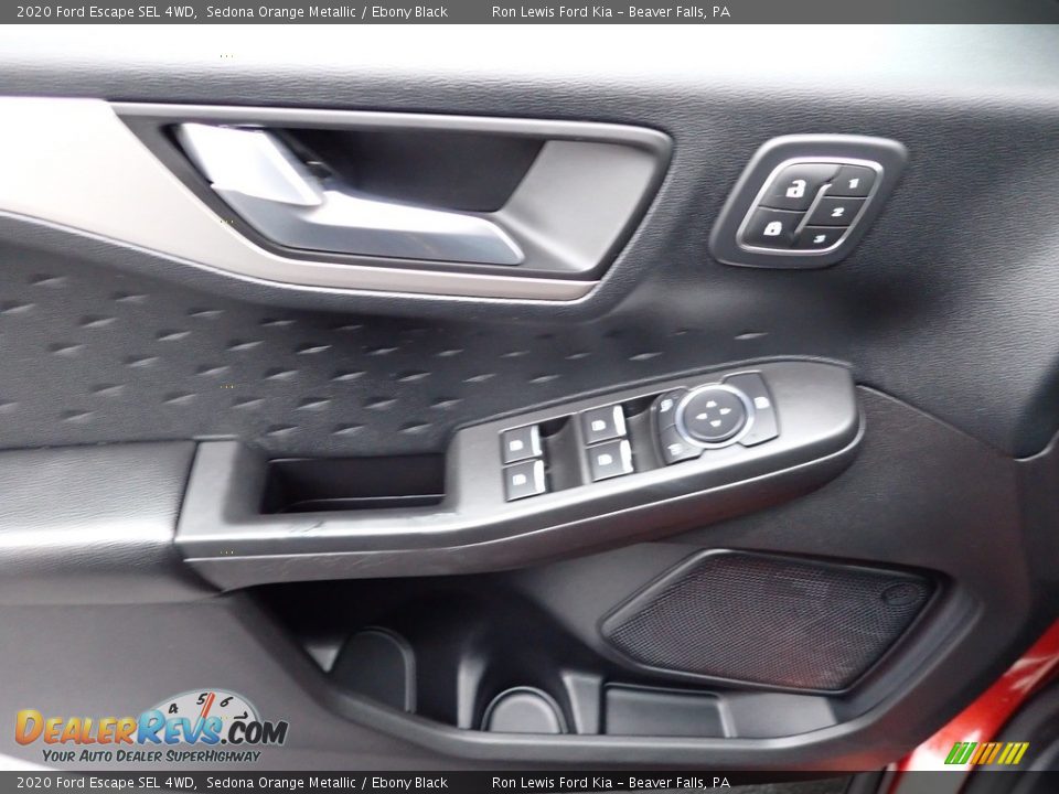 2020 Ford Escape SEL 4WD Sedona Orange Metallic / Ebony Black Photo #14