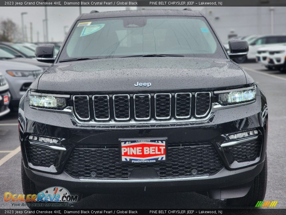 2023 Jeep Grand Cherokee 4XE Diamond Black Crystal Pearl / Global Black Photo #2