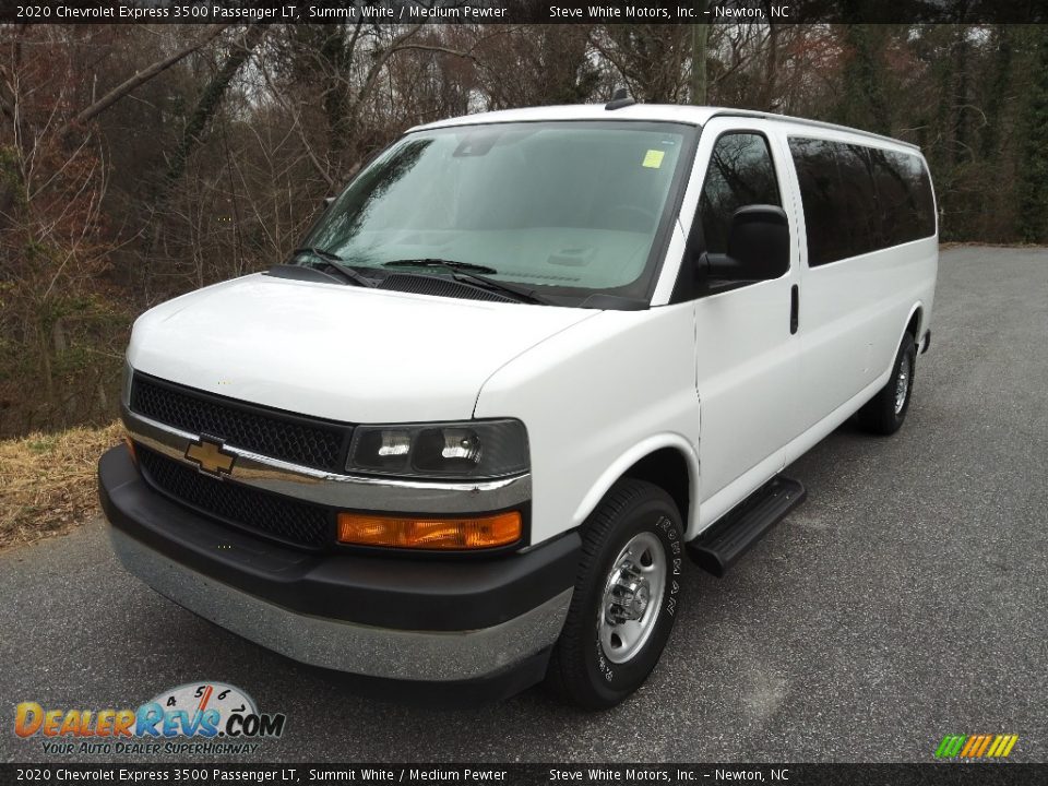 2020 Chevrolet Express 3500 Passenger LT Summit White / Medium Pewter Photo #2