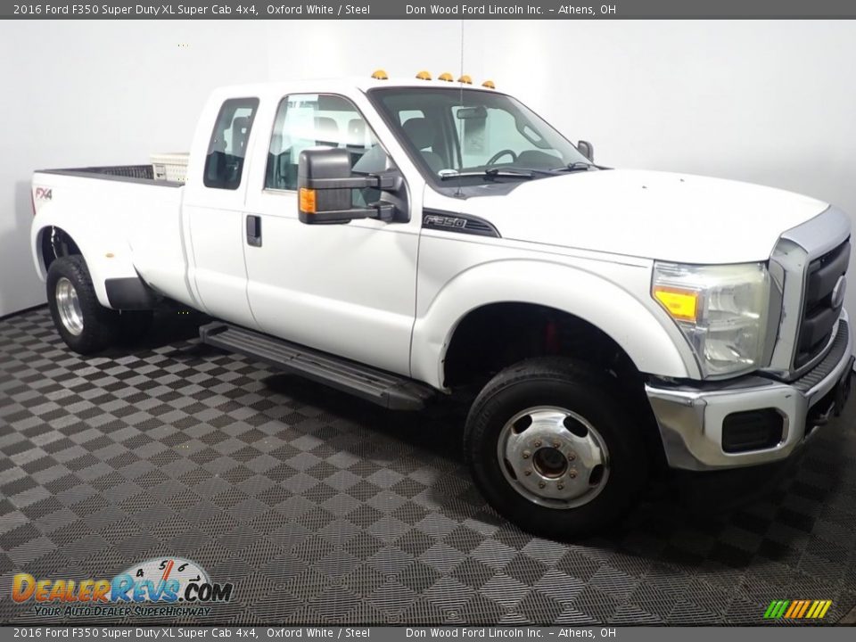 2016 Ford F350 Super Duty XL Super Cab 4x4 Oxford White / Steel Photo #2