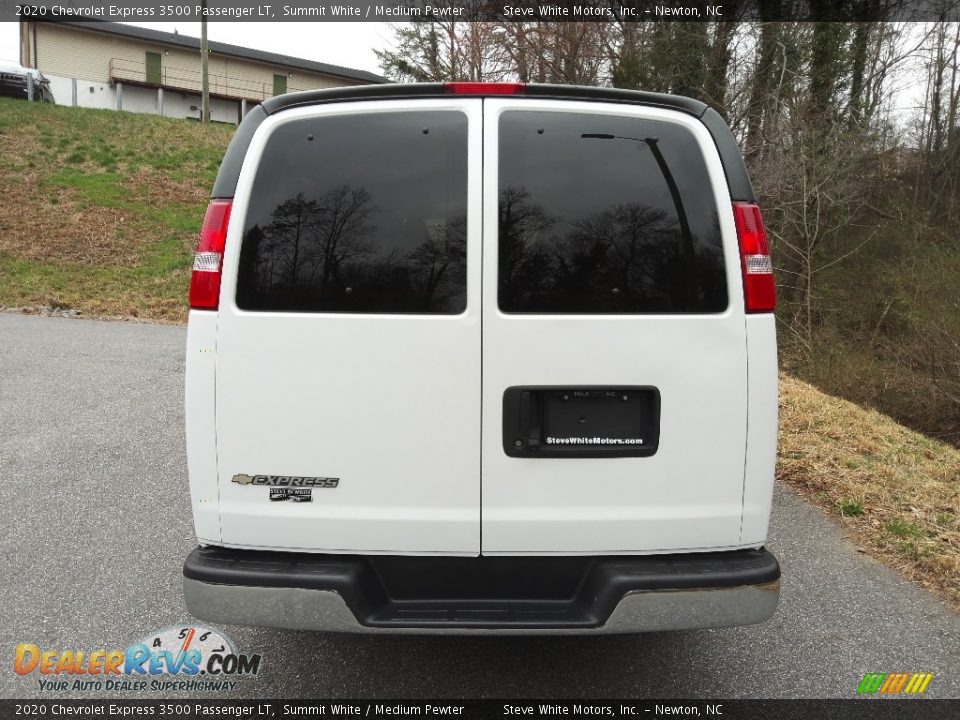 2020 Chevrolet Express 3500 Passenger LT Summit White / Medium Pewter Photo #7