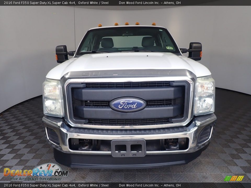 2016 Ford F350 Super Duty XL Super Cab 4x4 Oxford White / Steel Photo #4