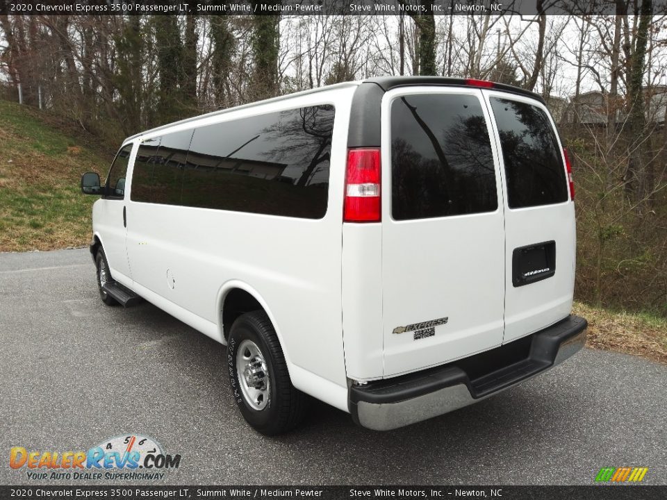 2020 Chevrolet Express 3500 Passenger LT Summit White / Medium Pewter Photo #8