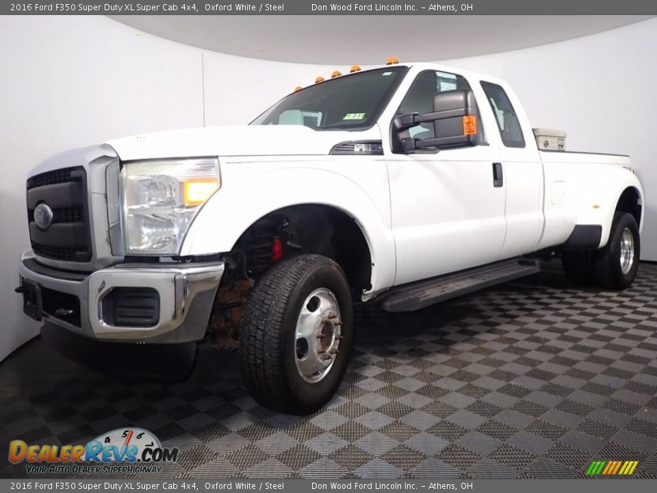 2016 Ford F350 Super Duty XL Super Cab 4x4 Oxford White / Steel Photo #7