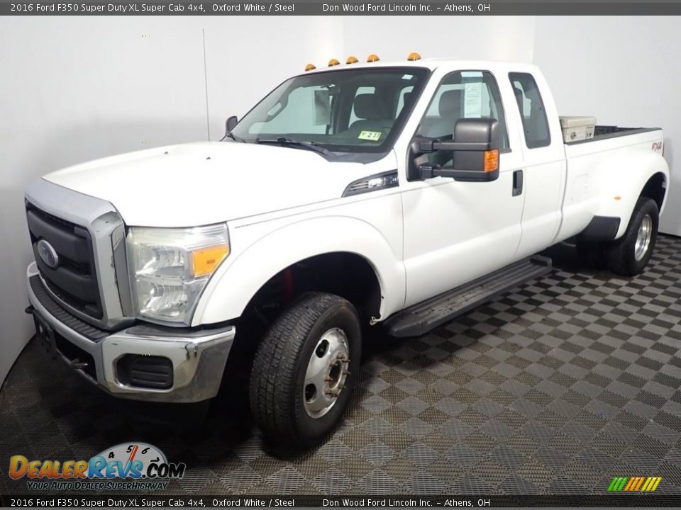 2016 Ford F350 Super Duty XL Super Cab 4x4 Oxford White / Steel Photo #8