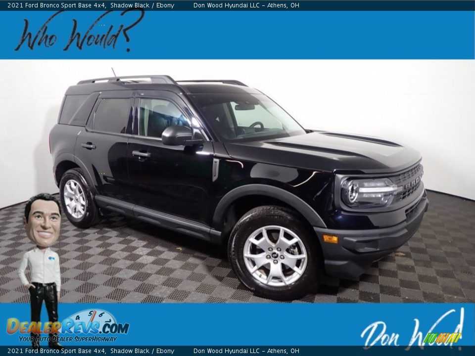 2021 Ford Bronco Sport Base 4x4 Shadow Black / Ebony Photo #1