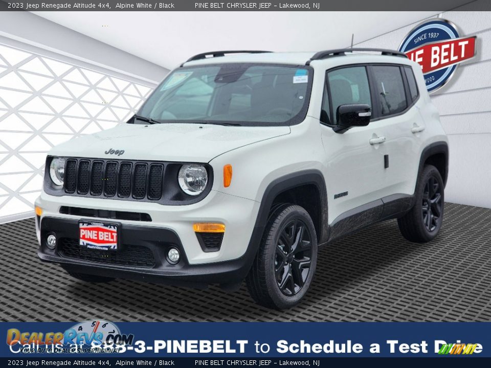 2023 Jeep Renegade Altitude 4x4 Alpine White / Black Photo #1