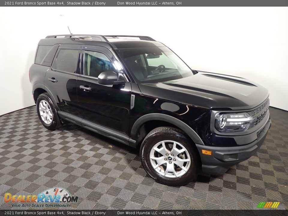 2021 Ford Bronco Sport Base 4x4 Shadow Black / Ebony Photo #3