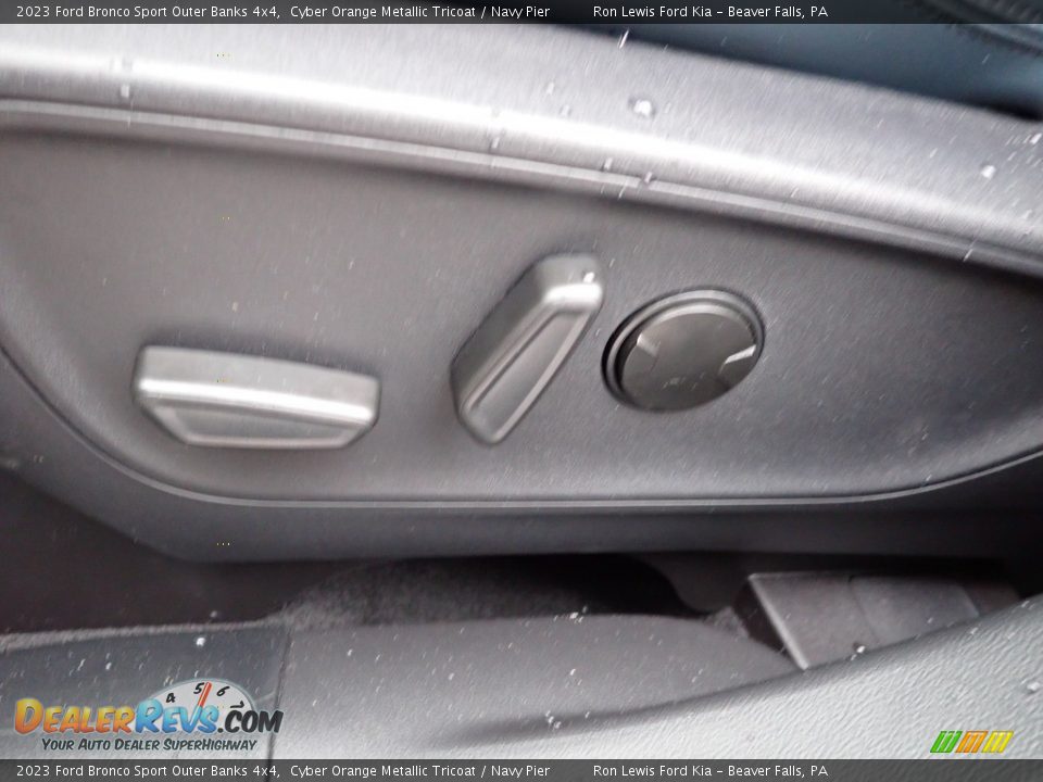 2023 Ford Bronco Sport Outer Banks 4x4 Cyber Orange Metallic Tricoat / Navy Pier Photo #15