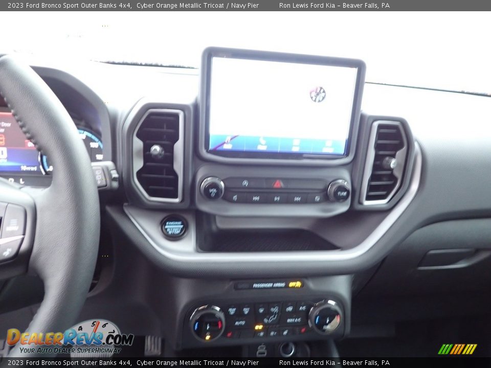 2023 Ford Bronco Sport Outer Banks 4x4 Cyber Orange Metallic Tricoat / Navy Pier Photo #16