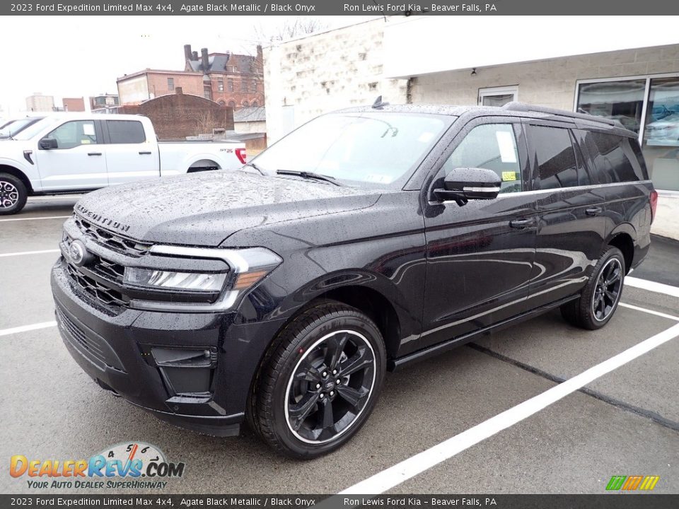 Agate Black Metallic 2023 Ford Expedition Limited Max 4x4 Photo #4