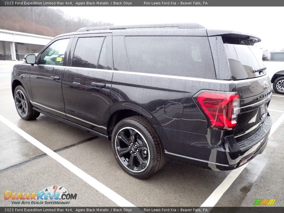 2023 Ford Expedition Limited Max 4x4 Agate Black Metallic / Black Onyx Photo #6