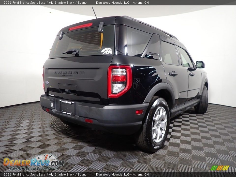 2021 Ford Bronco Sport Base 4x4 Shadow Black / Ebony Photo #16