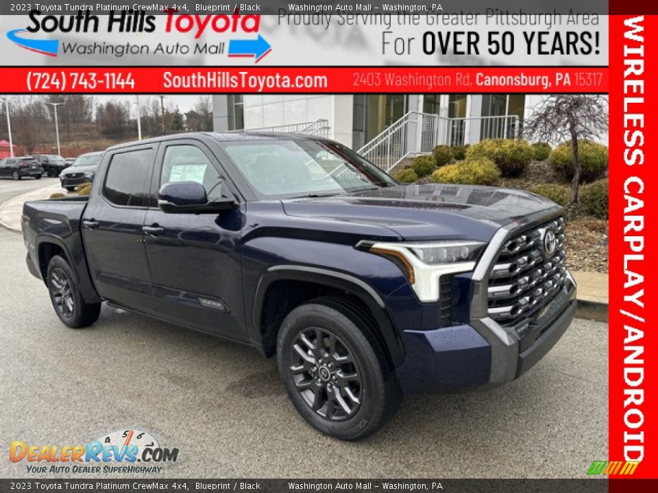 2023 Toyota Tundra Platinum CrewMax 4x4 Blueprint / Black Photo #1