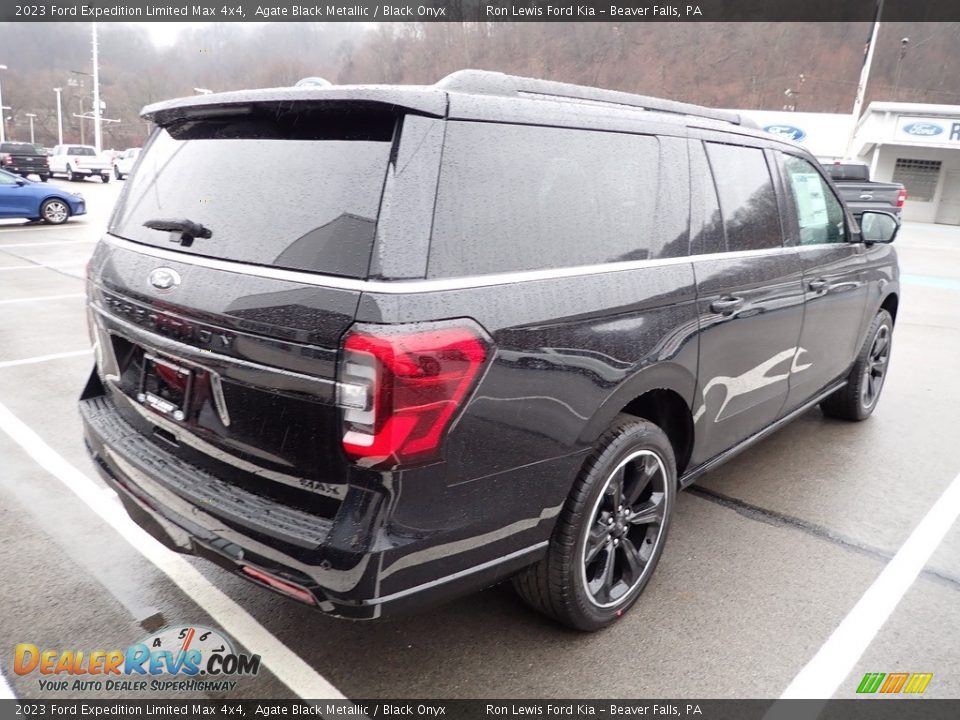 2023 Ford Expedition Limited Max 4x4 Agate Black Metallic / Black Onyx Photo #8